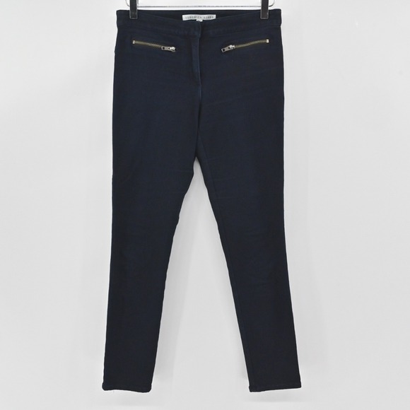 Veronica Beard Denim - VERONICA BEARD Womens Jeans Size 4 Dark Wash Mid Rise Skinny Stretch Zip Pockets